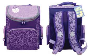 Школьный рюкзак SILWERHOF Ранец FLORAL DREAMS сиреневый/фиолетовый Цветы