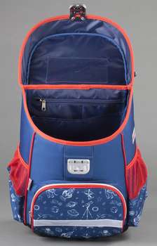 Школьный рюкзак Hama MONSTERS синий/красный 00139072
