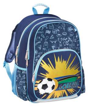 Школьный рюкзак Hama Рюкзак  SOCCER синий