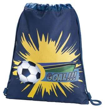 Школьный рюкзак Hama для обуви  Soccer синий/голубой
