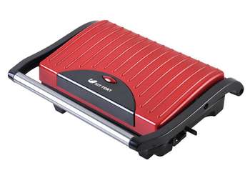 Тостер KITFORT Сэндвичница KT-1609 Panini Maker 640Вт красный/черный