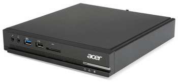 Компьютер, рабочая станция Acer Неттоп  Veriton N2510G Cel J3060 /HDG/CR/noOS/GbitEth/клавиатура/мышь/черный
