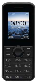 Сотовый телефон Philips Xenium E106 черный моноблок 2Sim 1.77" 128x160 0.3Mpix BT GSM900/1800 GSM1900 MP3