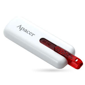 Flash-носитель APACER Флеш-накопитель  USB2.0 Flash Drive AH326 16GB  White RP AP16GAH326W-1
