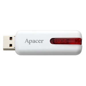 Flash-носитель APACER Флеш-накопитель  USB2.0 Flash Drive AH326 8GB White RP AP8GAH326W-1