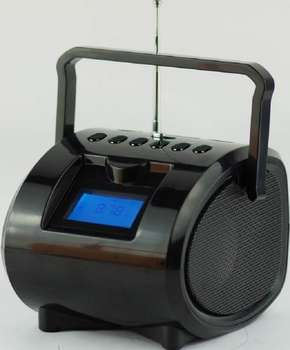Магнитола SUPRA Аудио  BB-104UB черный 6Вт/MP3/FM/USB/BT/SD/microSD