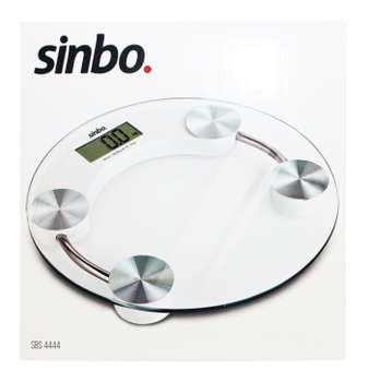 Весы SINBO напольные электронные  SBS 4444 макс.180кг прозрачный