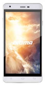 Смартфон Digma VOX + Navitel S501 3G 8Gb белый моноблок 3G 2Sim 5" 720x1280 Android 6.0 8Mpix WiFi BT GPS GSM900/1800 GSM1900 TouchSc MP3