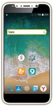 Смартфон ARK Benefit S504 золотистый моноблок 3G 2Sim 5" 480x854 Android 5.1 5Mpix WiFi BT GPS GSM900/1800 TouchSc MP3