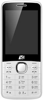 Сотовый телефон ARK U281 белый моноблок 2Sim 2.4" 240x320 0.08Mpix BT GSM900/1800 MP3