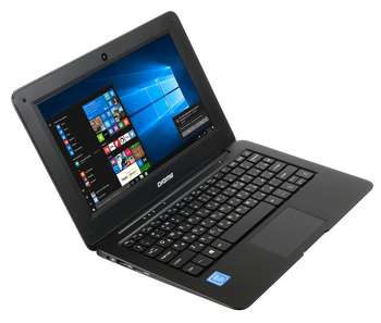Ноутбук Digma EVE 100 Atom X5 Z8350/2Gb/SSD32Gb/Intel HD Graphics 400/10.1"/TN/WSVGA /Windows 10 Home Single Language 64/black/WiFi/BT/Cam/5000mAh