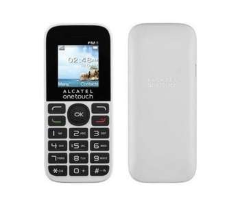 Смартфон ALCATEL Мобильный телефон ONE TOUCH 1016D 2SIM 1016D PURE/WHITE