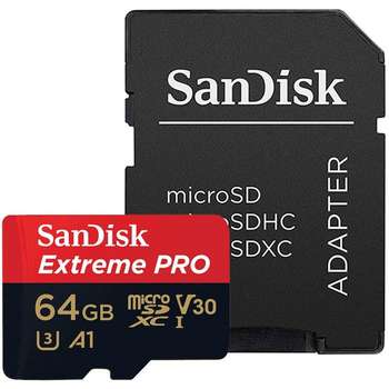 Карта памяти SanDisk MICRO SDXC 64GB UHS-I W/A SDSQXCG-064G-GN6MA
