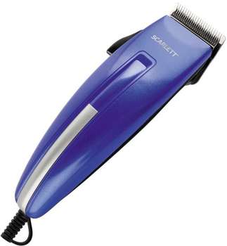 Триммер для волос SCARLETT Машинка для стрижки SC-HC63C10 синий 8Вт