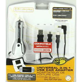 Аксессуар для игровой приставки MadCatz Universal 4-in-1 USB CAR ADAPTER (PSP, PSP Slim, DS, DS Lite, GBA SP)