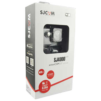 SJCAM Экшн-камера  SJ4000 Wi-Fi 1xCMOS 3Mpix белый