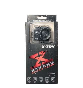 X-TRY Экшн-камера  XTC110 1xCMOS 8Mpix черный
