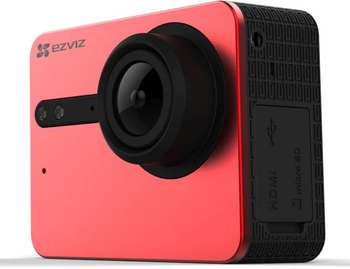 EZVIZ Экшн-камера  S5 1xCMOS 16Mpix красный