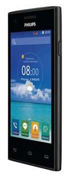 Смартфон Philips S309 8Gb черный моноблок 3G 2Sim 4" 480x800 Android 5.1 5Mpix WiFi BT GPS GSM900/1800 GSM1900 TouchSc MP3 FM A-GPS microSDHC max32Gb