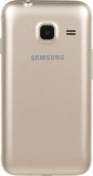 Смартфон Samsung Galaxy J1 mini SM-J105 8Gb золотистый моноблок 3G 2Sim 4" 480x800 Android 5.1 5Mpix WiFi BT GPS GSM900/1800 GSM1900 TouchSc MP3 FM microSD max128Gb
