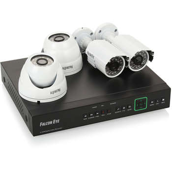 Видеоконференцсвязь FALCON EYE Комплект видеонаблюдения  FE-104D-KIT Офис