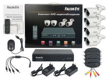 Видеоконференцсвязь FALCON EYE Комплект видеонаблюдения  FE-104AHD-KIT Дача