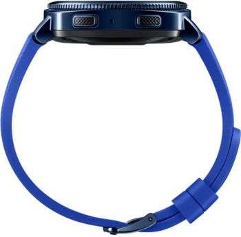 Умные часы, браслет Samsung Смарт-часы  Galaxy Gear Gear Sport 1.5" Super AMOLED синий