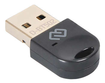 Контроллер Digma Адаптер USB D-BT502 BT5.0+EDR class 1.5 20м черный