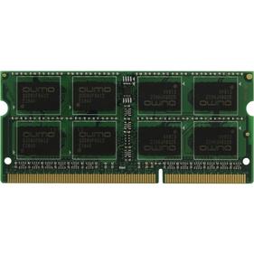 Оперативная память Qumo DDR3 SODIMM 8GB QUM3S-8G1600C11L PC3-12800, 1600MHz, 1.35V OEM/RTL