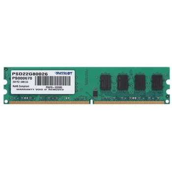 Оперативная память Patriot DDR2 DIMM 2GB  800MHz PSD22G80026