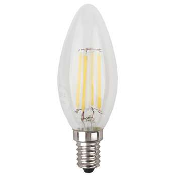 Лампа ЭРА Б0027942 Лампочка светодиодная F-LED B35-7W-827-E14 Е14 / Е14 7Вт филамент свеча теплый белый свет