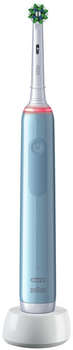 Зубная щетка Oral-B электрическая Pro 3/D505.513.3 CrossAction голубой