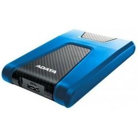 Внешний накопитель A-DATA Portable HDD 2Tb HD650 AHD650-2TU31-CBL {USB 3.1, 2.5", Blue} Противоударные Slim