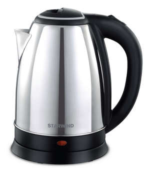 Чайник/Термопот STARWIND Чайник электрический SKS1050 1.8л. 1500Вт серебристый/черный корпус: металл/пластик