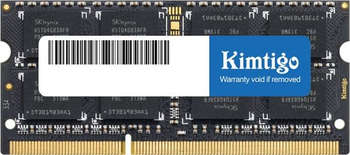 Оперативная память KIMTIGO Память DDR3L 4Gb 1600MHz KMTS4G8581600 RTL PC3L-12800 CL11 SO-DIMM 204-pin 1.35В single rank Ret