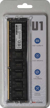Оперативная память HIKVISION Память DDR3 4Gb 1600MHz HKED3041AAA2A0ZA1/4G RTL PC3-12800 CL11 DIMM 240-pin 1.5В Ret