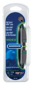 Кабели DVI Bandridge BVL1001 HDMI High Speed HDMI M - HDMI M 1m