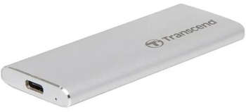 Внешний накопитель Transcend Накопитель SSD USB-C 250Gb TS250GESD260C серебристый USB