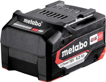 Аксессуар для электроинструмента Metabo Батарея аккумуляторная LI-Power 18В 5.2Ач Li-Ion