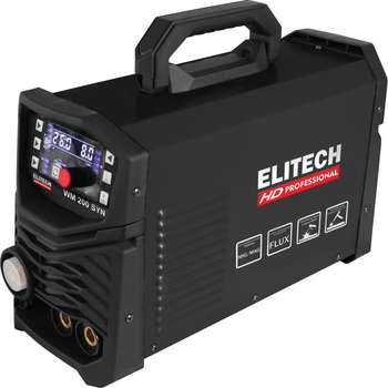 Сварочный аппарат ELITECH WM 200 SYN инвертор ММА/TIG MIG/MAG 4.6кВт