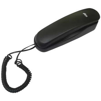 Офисная телефония RITMIX Телефон RT-002 black, удержание звонка, тональный/импульсный режим, повтор, черный, 80002229