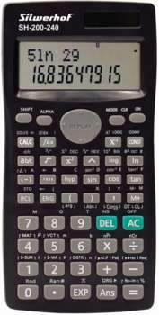 Калькулятор SILWERHOF научный SH-200-240 черный 10-разр.